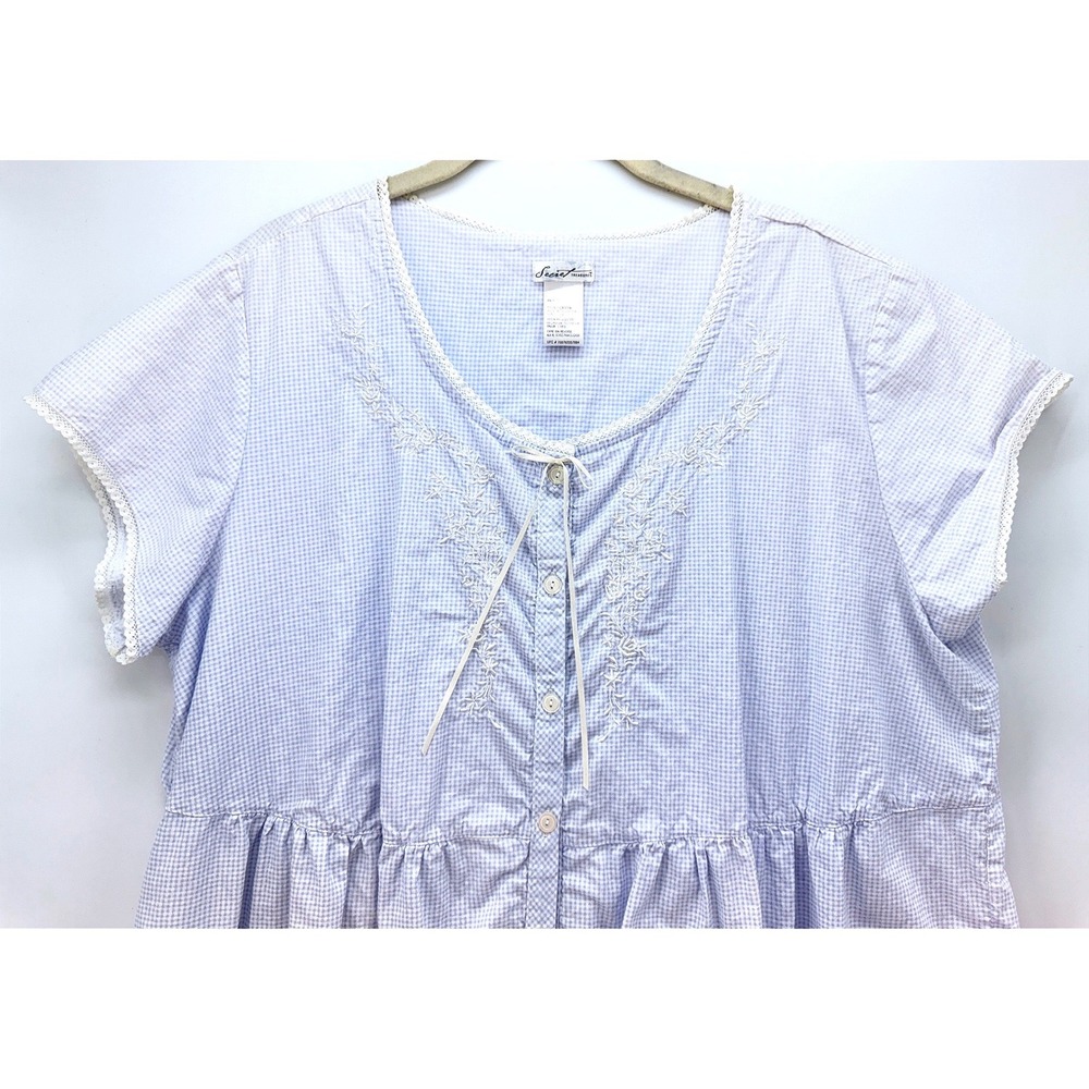 Cotton Milkmaid House Dress 1XL Cottagecore Farmcore Prairie Nap Dress Tradwife